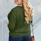 Women full size top batwing sleeve round neck design Elluxora