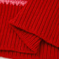 Chic women sweater striped crochet eyelet ruffle half sleeve outfit