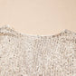 Shiny sequin bodysuit for women long sleeve night outfit