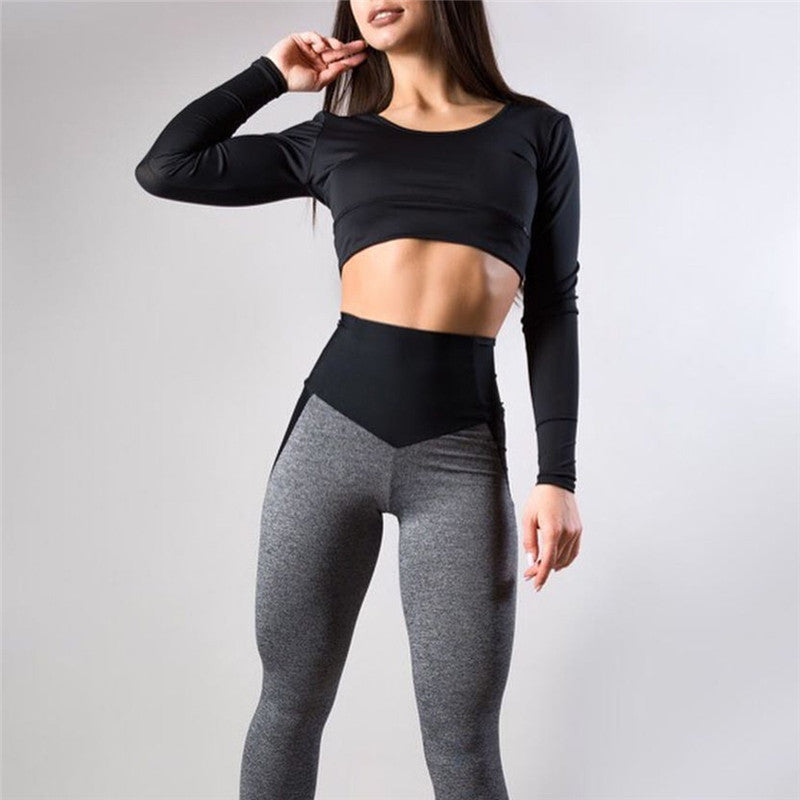 Sweatpants High Waist Yoga Pants Body Sculpting Abdomen Tights