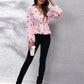 Women fashion butterfly blouse balloon sleeve peplum Elluxora