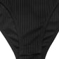 Comfortable women bodysuit ribbed knit leopard trim fashion