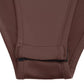 Female model in button front bodysuit long sleeve stylish look