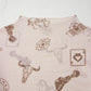 Fashion western print mesh top for women long sleeve Elluxora