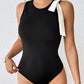 Stylish sleeveless bodysuit for women bow detail design