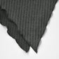 Fitted women top ribbed knit asymmetrical one shoulder look