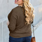 Fashion Basic Bae top for women batwing sleeve round neck Elluxora
