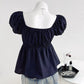 Trendy women blouse polka dot short sleeve casual chic style 