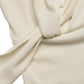 BEST Chic women bodysuit wrap fit surplice cap sleeve modern look