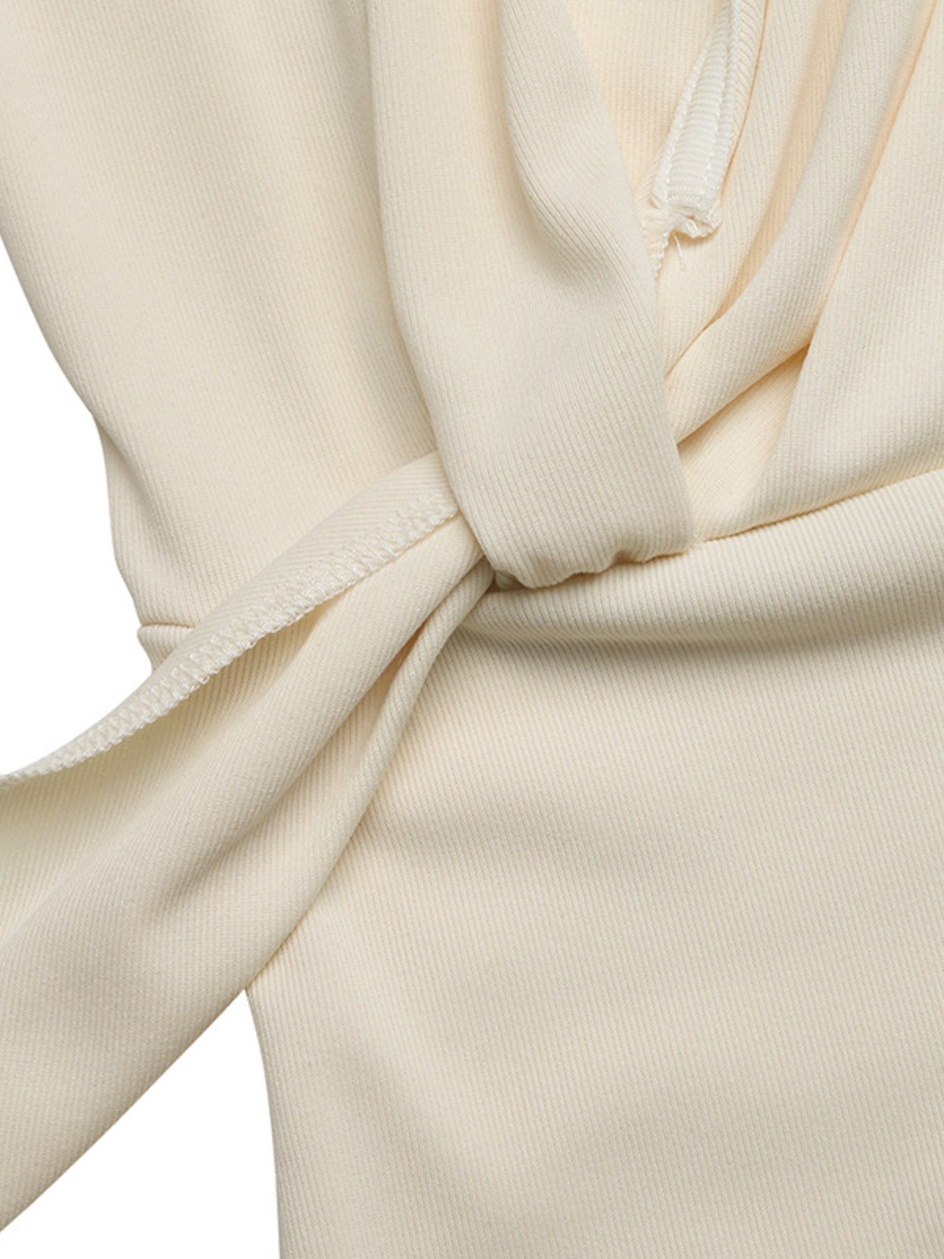 BEST Chic women bodysuit wrap fit surplice cap sleeve modern look