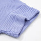Lightweight plus size waffle top women short sleeve v neck