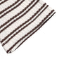 Women modern striped polo top short sleeve fit
