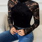 Fashion lace bodysuit for women elegant sheer outfit Elluxora